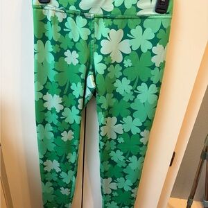 Green Clover Leggings